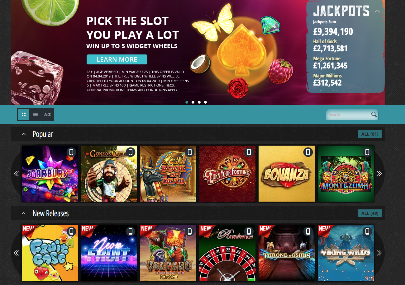 novos casinos online